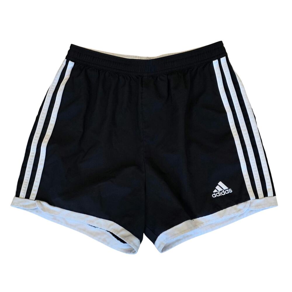 Adidas ClimaCool Running Shorts XS Black White 3-Stripes Moisture Wicking